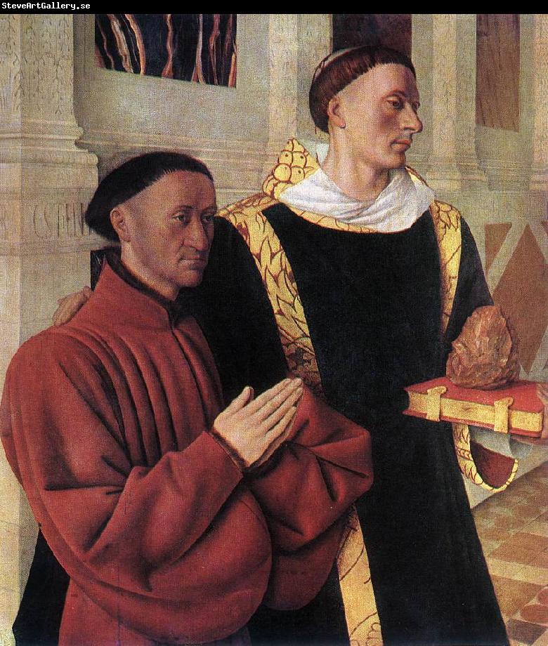 FOUQUET, Jean Estienne Chevalier with St Stephen dfhj